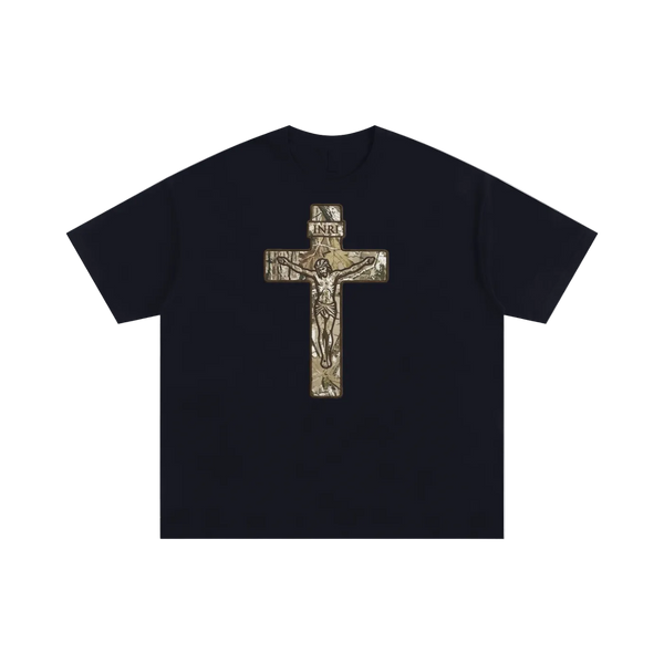 Camo Cross Oversized Tee