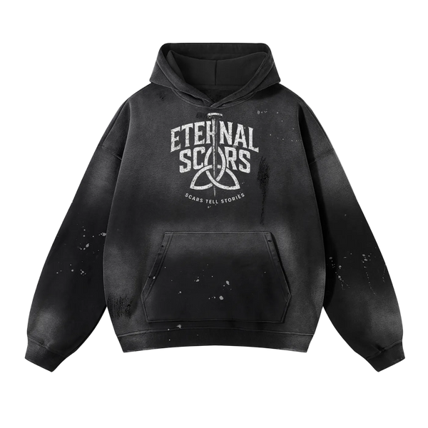 Scarred &amp; Sanctified Fleece Hoodie