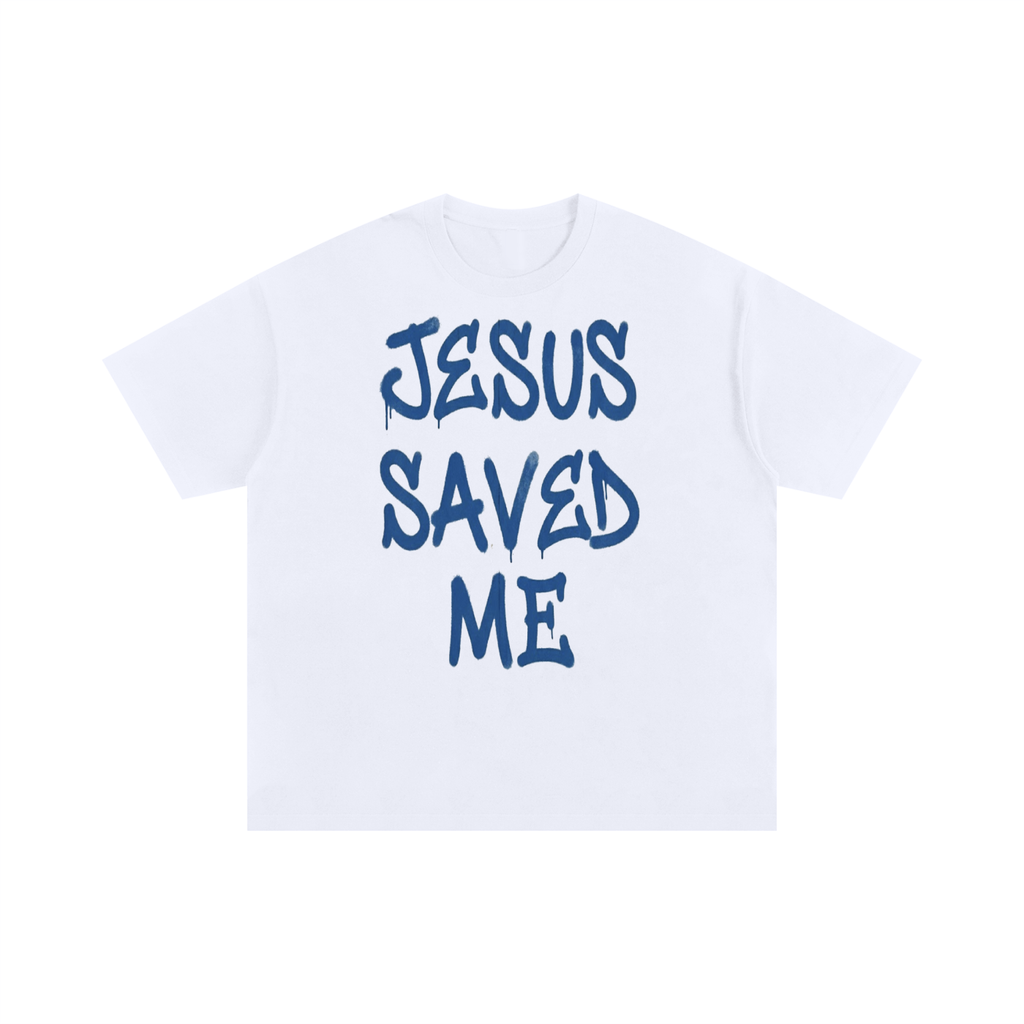 "Jesus Saved Me" cotton t shirt